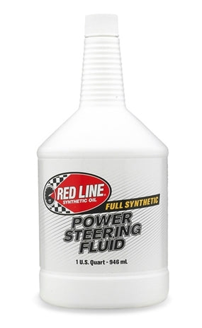 Power Steering Fluid Synthetic 1 Quart Red Line Oil