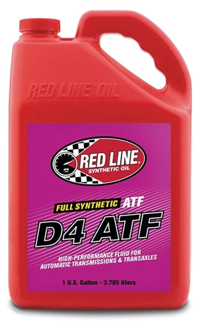Transmission Oil D4 ATF Synthetic 1 Gallon Red Line Oil