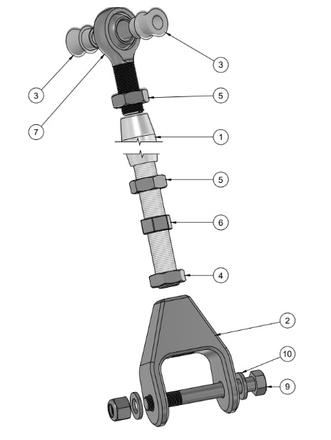 BMW E36/E46 Rear Upper Control Arm Assembly