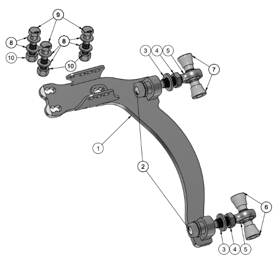 Z30/SC300 Lower Control Arm Assembly