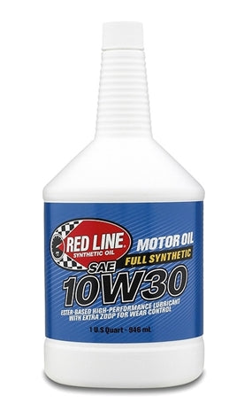 10W30 Synthetic Motor Oil 1 Quart Red Line Oil