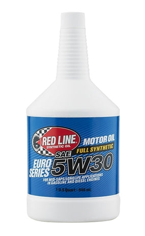 Euro-Series 5W30 Synthetic Motor Oil Red Line Oil