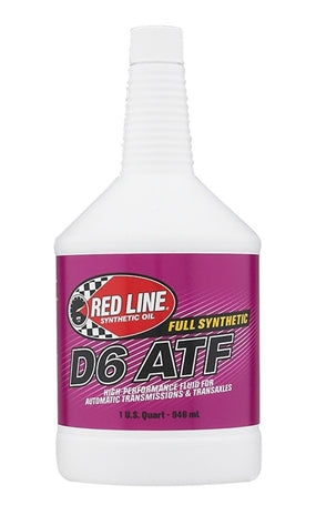 Transmission Oil D6 ATF Synthetic 1 Quart Red Line Oil