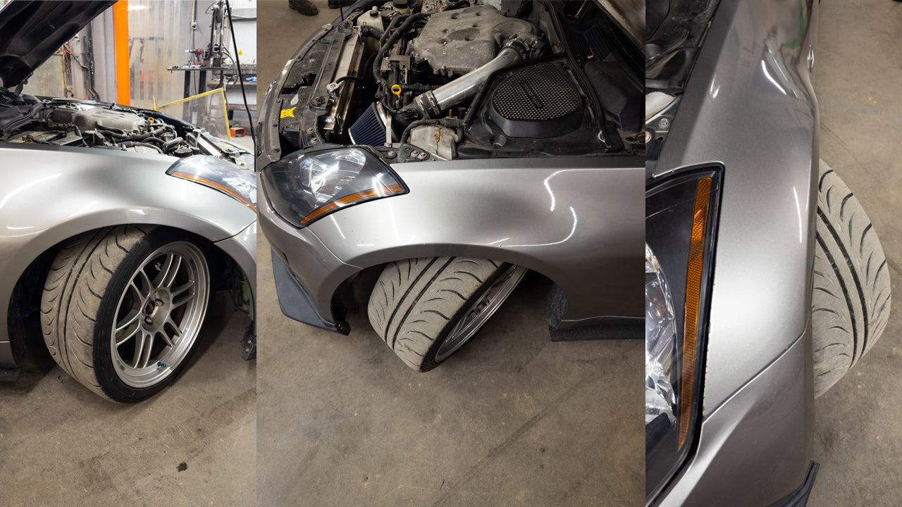 Nissan 350Z/ Infiniti G35 Mini Mantis Adjustable Ackermann Knuckle Adaptor