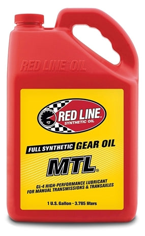 75w80 Gear Oil Redline MTL Manual Transmission GL-4 1 Gallon Red Line Oil
