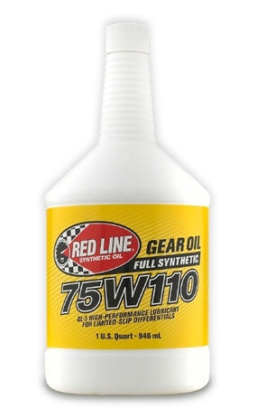 75W110 Gear Oil Synthetic GL-5 Differential Gear Oil 1 Quart Red Line Oil