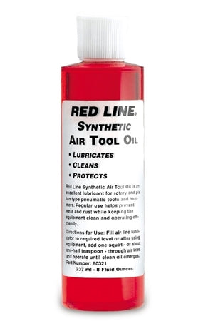 Air Tool Oil 8oz Red Line Oil
