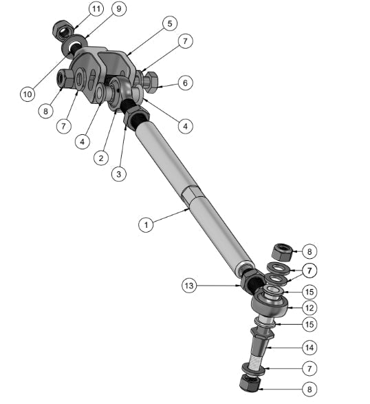 Corvette C05 Rear Toe Arm Assembly