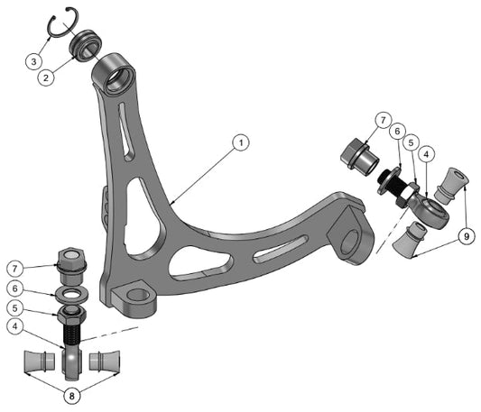BMW E90 Mega Lower Control Arm Assembly