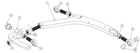Mustang S197 Lower Control Arm Assembly