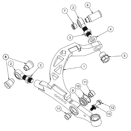 Nissan 350z Mild Mantis Lower Control Arm Assembly