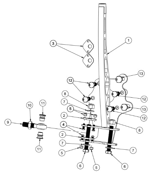 Nissan 350z Mega Mantis Knuckle Assembly