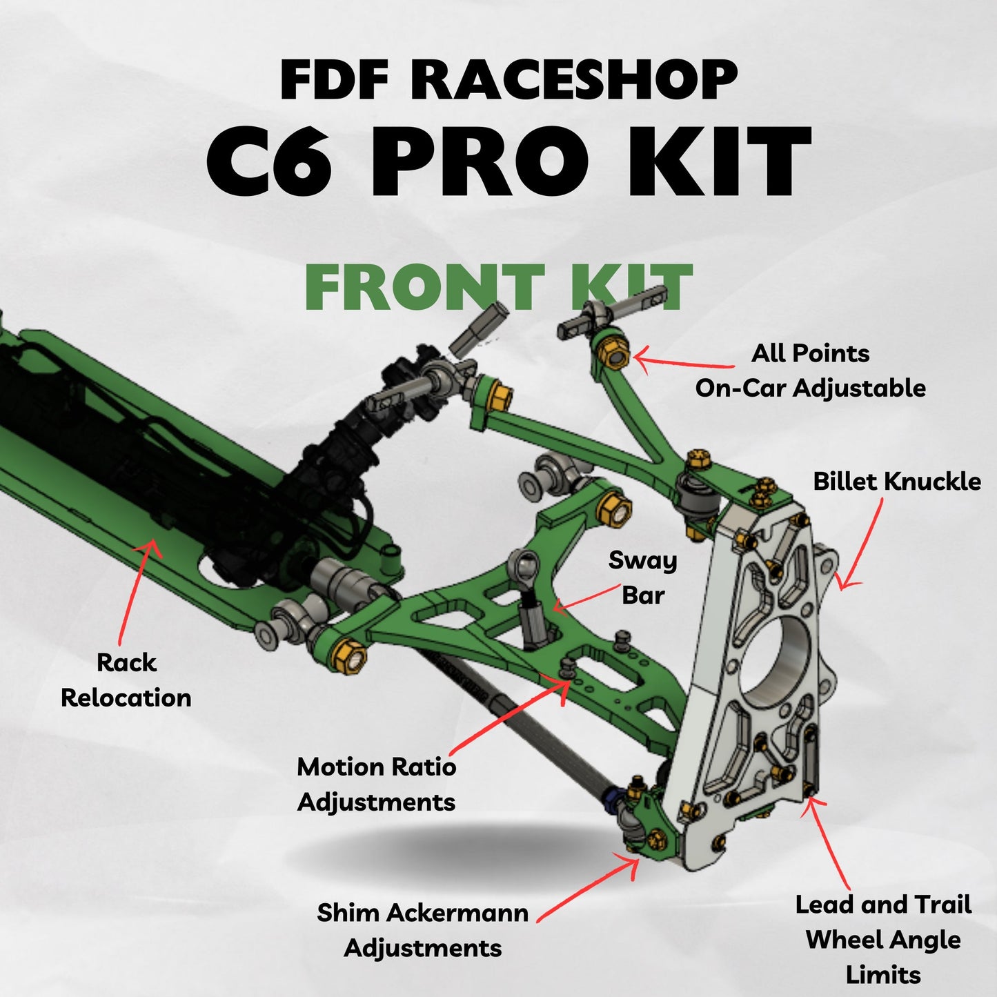 C6 Corvette Pro Angle Kit
