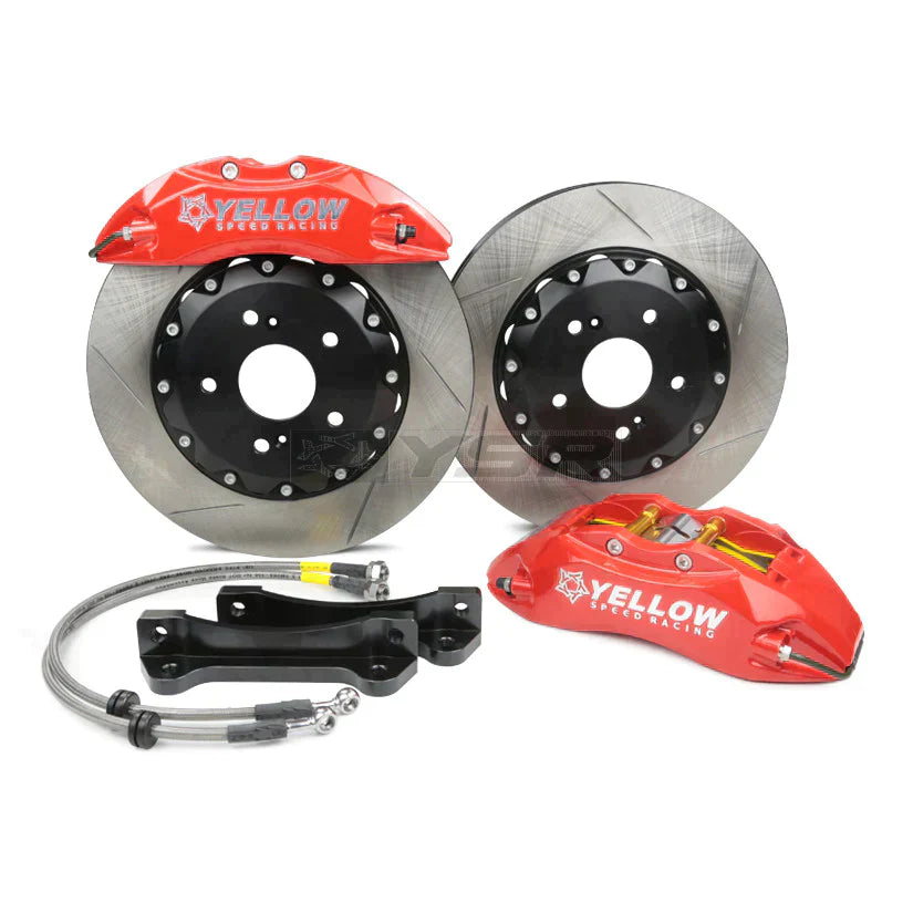 Yellow Speed Racing Front 4 Piston Ultra Big Brake Kit - Audi TT / TT Quattro 1998-2006 (8N)