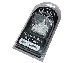 Link-BG4 - 100 pack blanking plugs